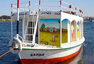 Our felucca suport boat